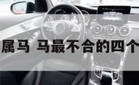 哪年属马 马最不合的四个属相