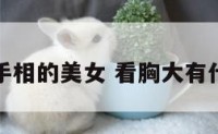 大胸看手相的美女 看胸大有什么困难