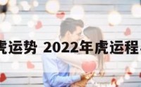 2022虎运势 2022年虎运程与运势