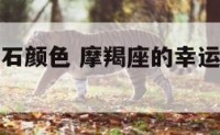 摩羯座生辰石颜色 摩羯座的幸运色和幸运石是什么