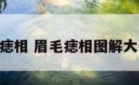 眉毛痣相 眉毛痣相图解大全 男