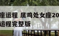 肖鸡处女座运程 属鸡处女座2021年运势详解全年运程完整版