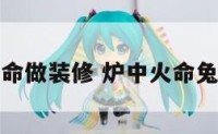 属兔炉中火命做装修 炉中火命兔做什么行业