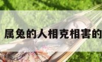 属兔的克相 属兔的人相克相害的属性是什么