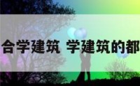 哪些人适合学建筑 学建筑的都是什么人