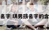 琪字男孩名字 琪男孩名字的含义是什么