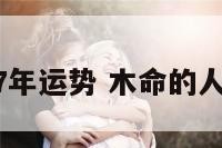 木命人2017年运势 木命的人今年多大了