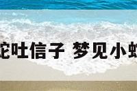 梦见卧室有蛇吐信子 梦见小蛇吐信子吓醒