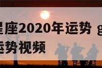 屏凝钰星座2020年运势 geo2020年星座运势视频