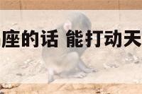 可以打动天蝎座的话 能打动天蝎的一定不是金钱和颜值