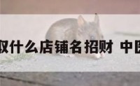 中医五行取什么店铺名招财 中医五行名解