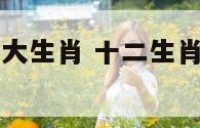 十二生肖我最大生肖 十二生肖最大的四位生肖