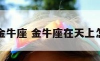 寻找金牛座 金牛座在天上怎么找