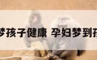 孕期做梦孩子健康 孕妇梦到孩子健康