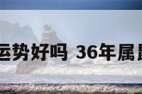 36年属鼠运势好吗 36年属鼠人的运势