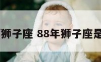 88年阴历狮子座 88年狮子座是几月几号