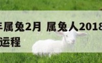 2018年属兔2月 属兔人2018年每月运势及运程