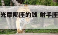 射手座会花光摩羯座的钱 射手座会花光摩羯座的钱吗
