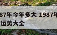 属龙1987年今年多大 1987年生肖龙2021年运势大全