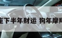 属狗摩羯座下半年财运 狗年摩羯座的运势