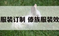 傣族服装订制 傣族服装效果图
