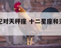 十二星座配对天秤座 十二星座和天秤座各配对指数
