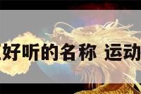 运动区好听的名称 运动区介绍