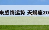 天蝎座未来感情运势 天蝎座2022感情大预言