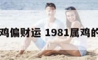 81属鸡偏财运 1981属鸡的财运