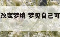 做梦自己能改变梦境 梦见自己可以改变一切的能力