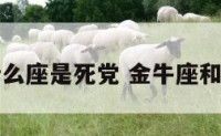金牛座和什么座是死党 金牛座和什么座最和