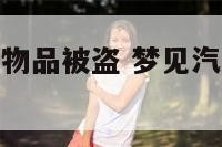 梦见汽车内的物品被盗 梦见汽车内的物品被盗什么预兆