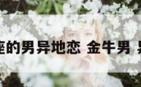 金牛座的男异地恋 金牛男 异地恋