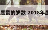 2018年属鼠的岁数 2018年属老鼠的几岁
