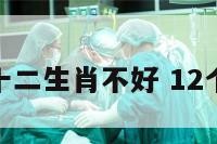 十二个月十二生肖不好 12个月12生肖