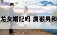 属猴男与属龙女婚配吗 属猴男和属龙女婚姻