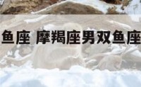 摩羯座男双鱼座 摩羯座男双鱼座女哪个强哪个弱