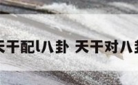 天干配l八卦 天干对八卦