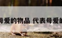 代表母爱的物品 代表母爱的物品