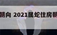 属蛇住宅朝向 2021属蛇住房朝哪方向最好