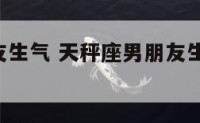 天秤座男友生气 天秤座男朋友生气了,怎么哄他