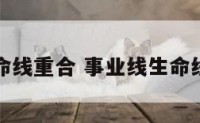 事业线生命线重合 事业线生命线连在一起