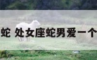 男生处女座蛇 处女座蛇男爱一个女人的表现