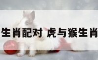 虎和猴生肖配对 虎与猴生肖相合吗