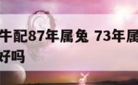73年属牛配87年属兔 73年属牛配87年属兔好吗