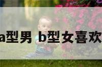 b型女吸引a型男 b型女喜欢什么血型男