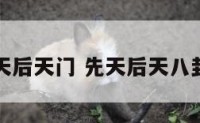 八卦先天后天门 先天后天八卦总口诀