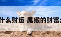 属猴有什么财运 属猴的财富怎么样?