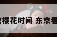 2016东京樱花时间 东京看樱花时间