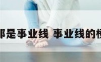 那是事业线 事业线的梗